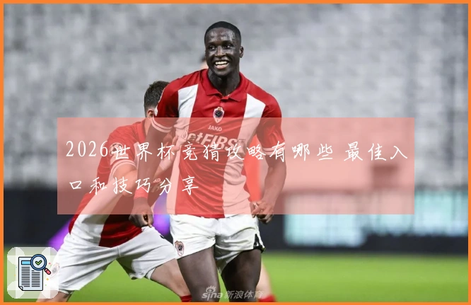 2026世界杯竞猜攻略有哪些 最佳入口和技巧分享